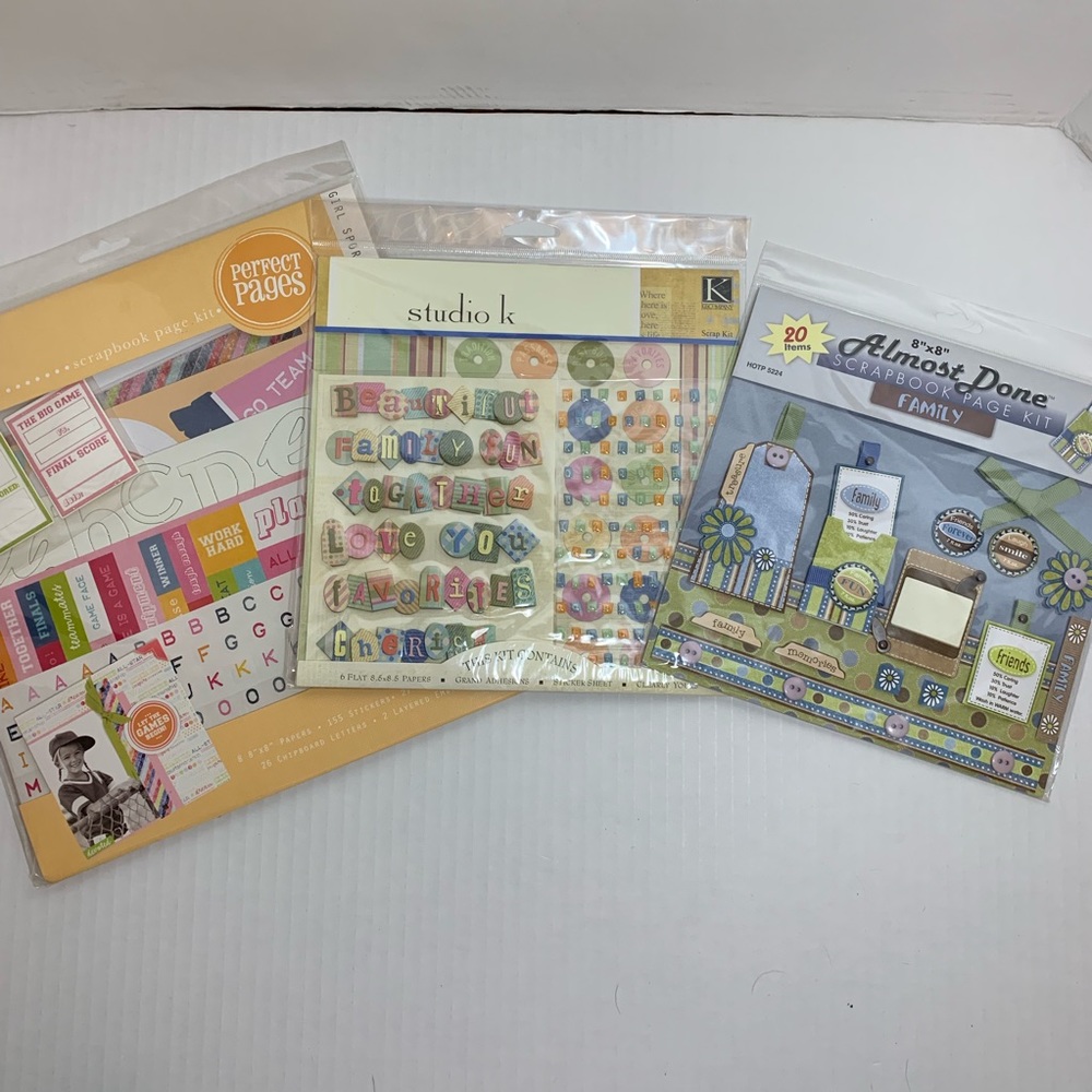 Scrapbook Sets, Set of 3